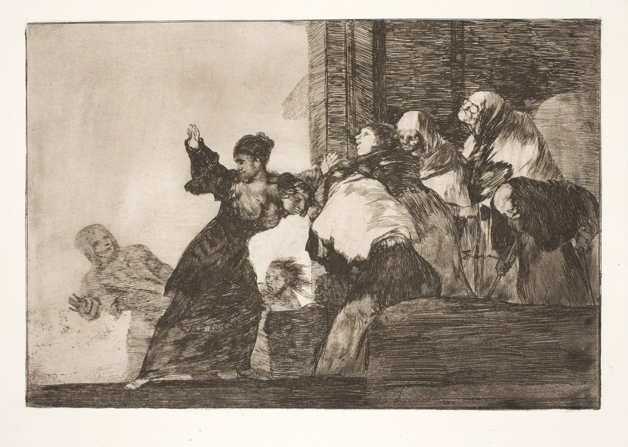Poor Folly (Two Heads are Better than One) by Francisco de Goya