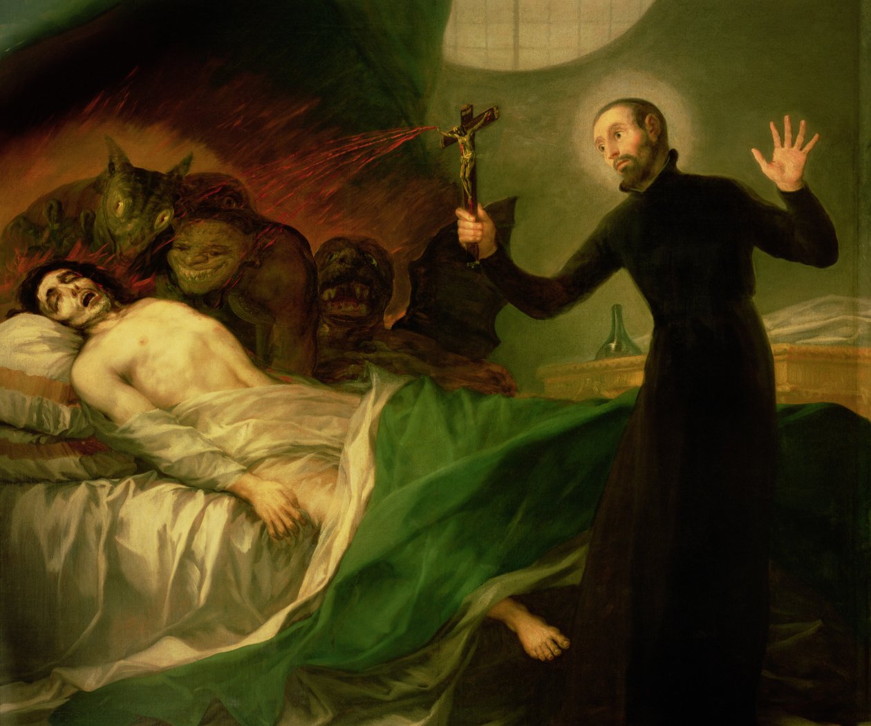 St. Francis Borgia Helping a Dying Impenitent, 1795 by Francisco de Goya
