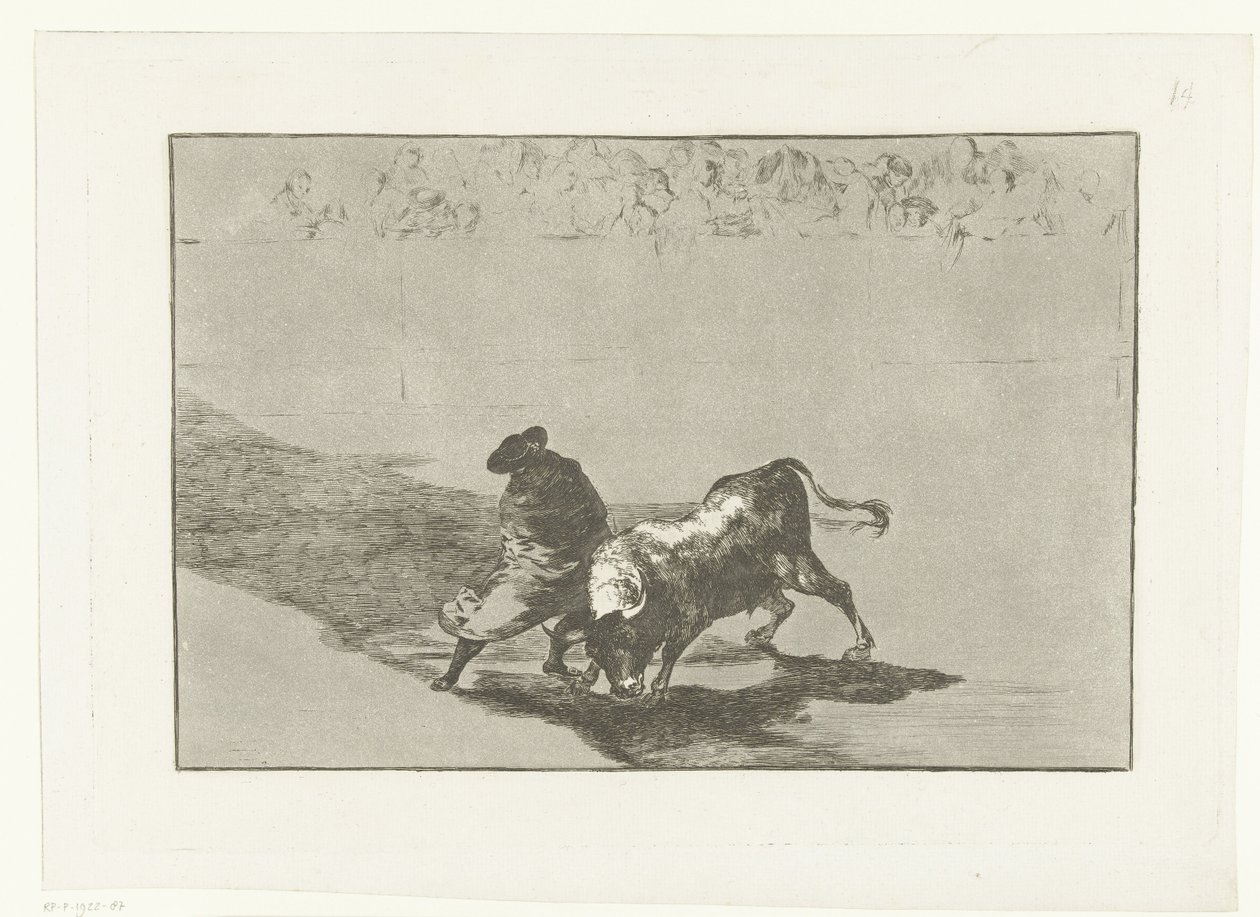 Bullfighter in an Arena by Francisco de Goya