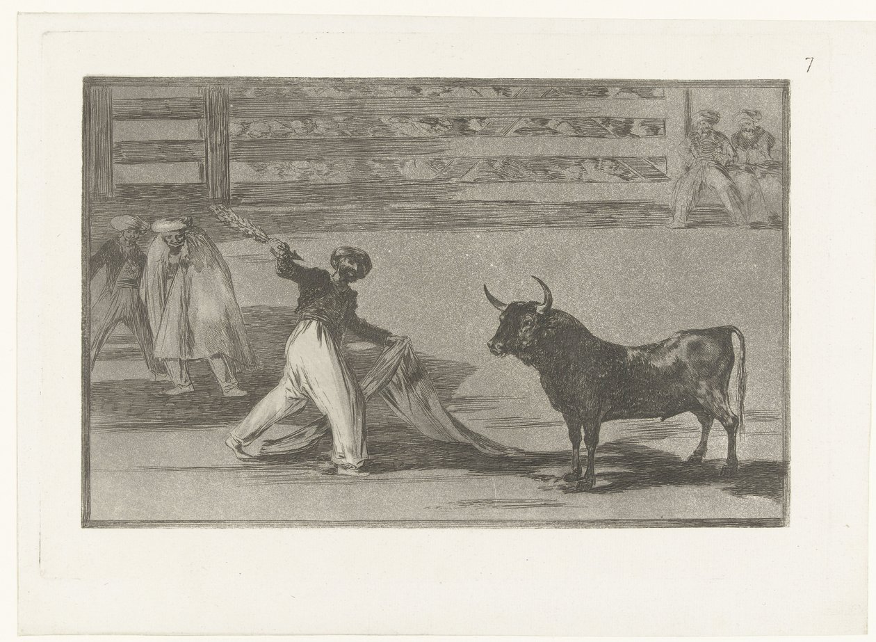 Bullfighter with Banderilla by Francisco de Goya