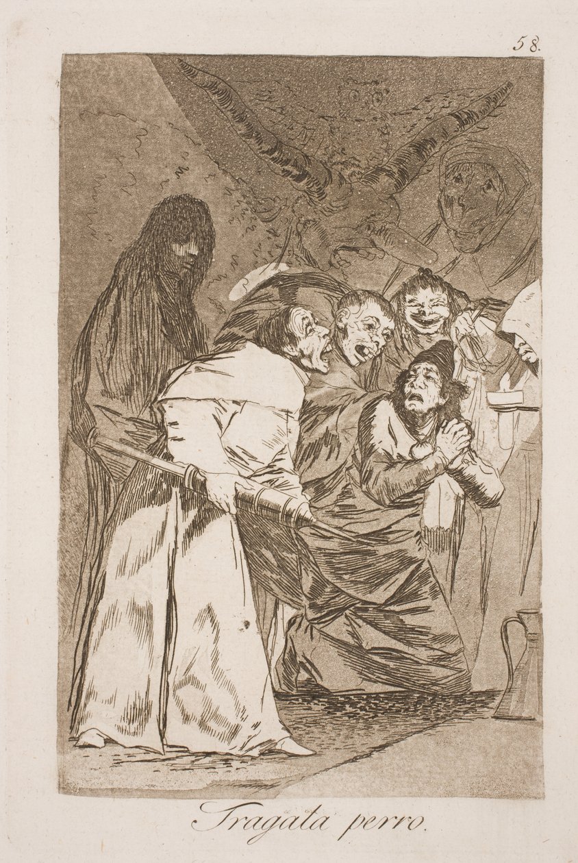 Take It, Your Dog! by Francisco de Goya
