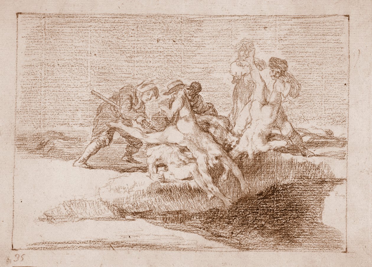 The Disasters of War: Charity by Francisco de Goya