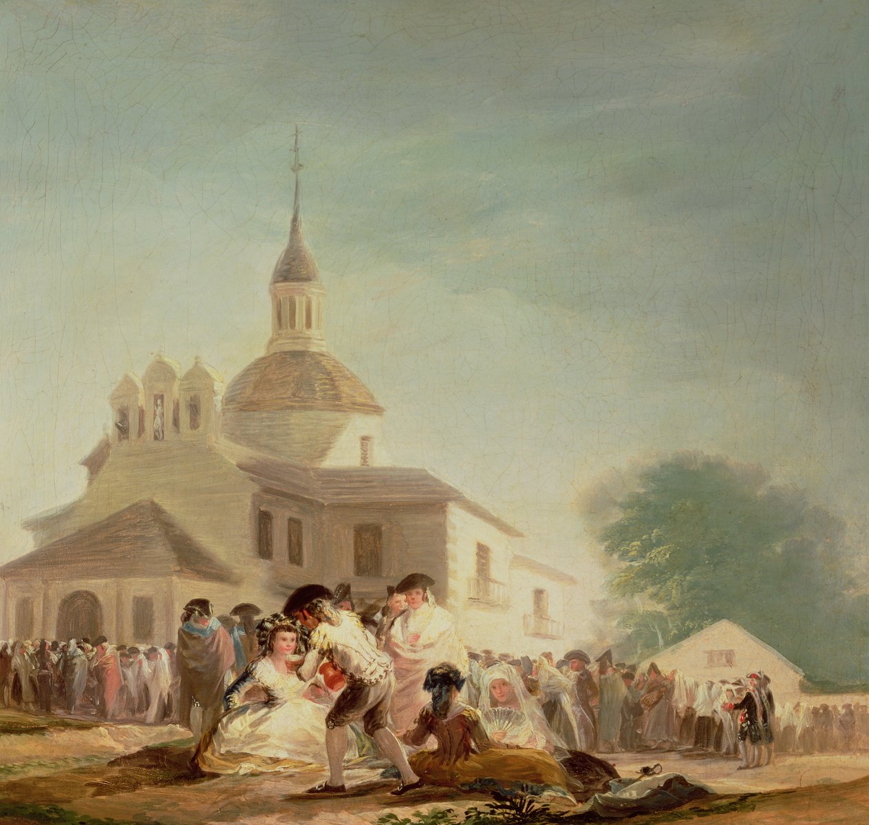 The Hermitage of San Isidro, Madrid by Francisco de Goya