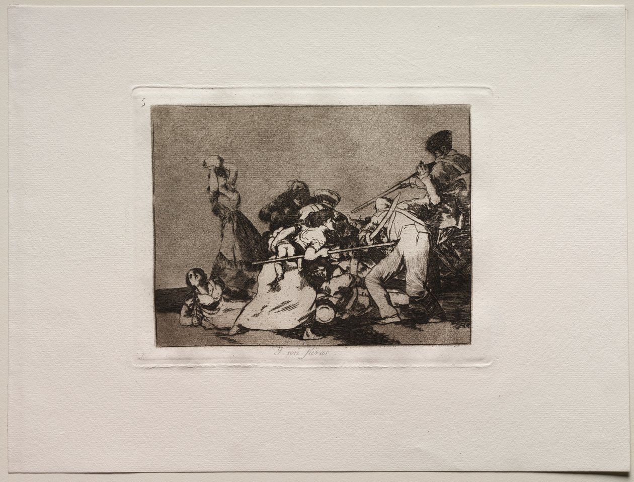 The Horrors of War: And They are Like Wild Beasts by Francisco de Goya