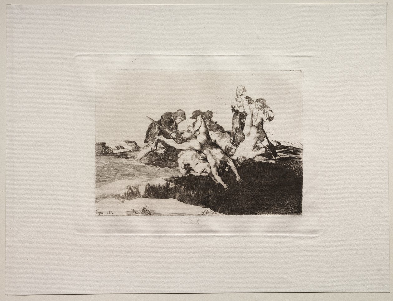 The Horrors of War: Charity by Francisco de Goya