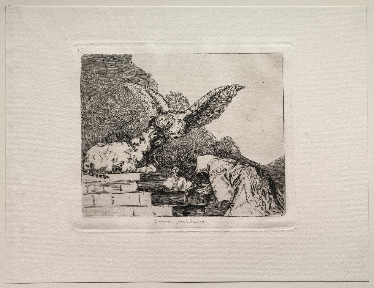 The Horrors of War: Feline Pantomime by Francisco de Goya