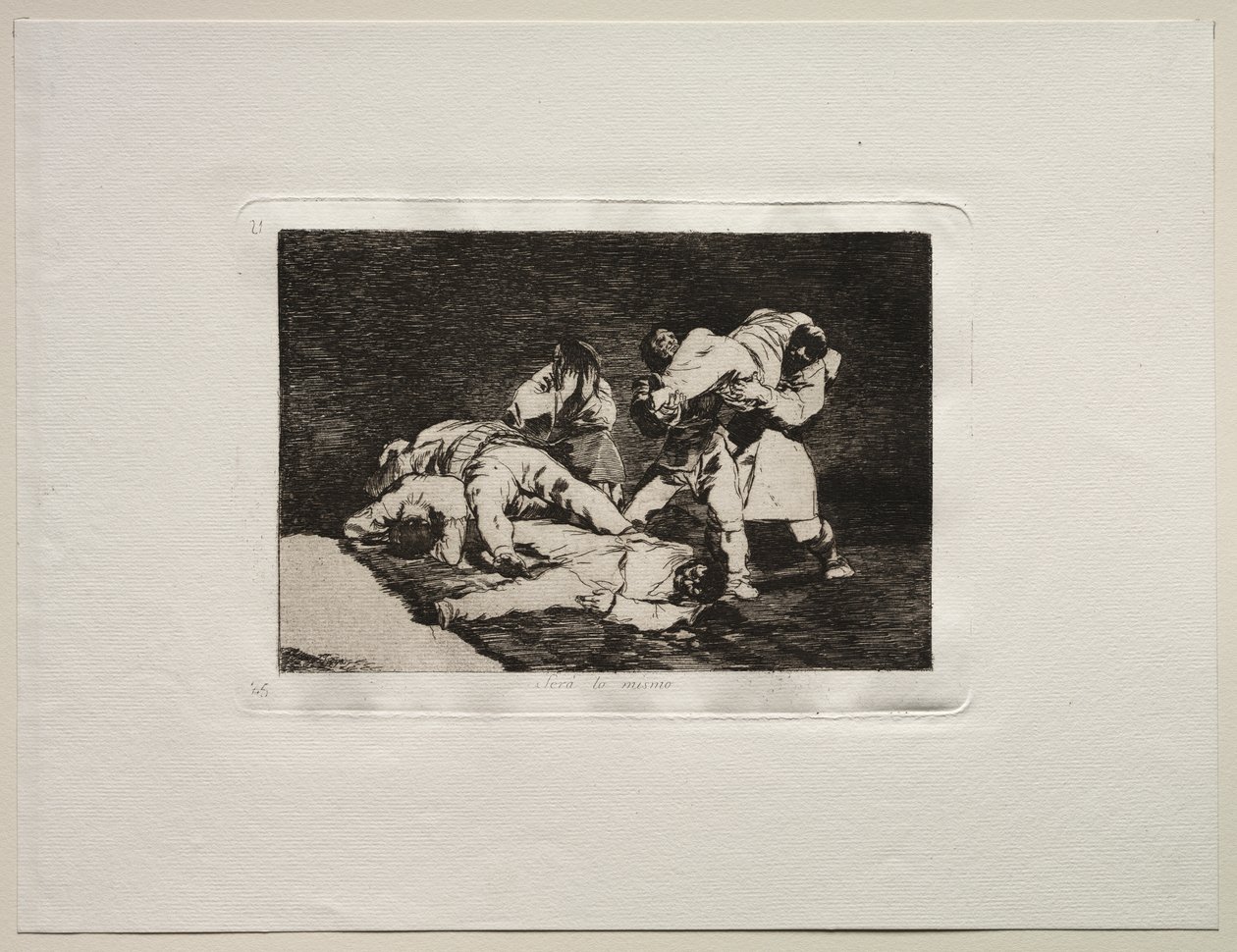 The Horrors of War: It Will Be the Same by Francisco de Goya
