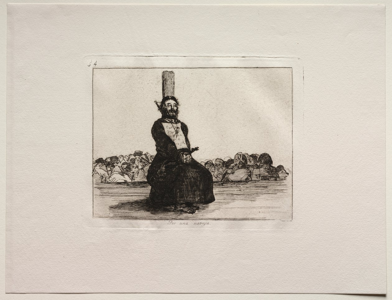 The Horrors of War: On Account of a Knife by Francisco de Goya