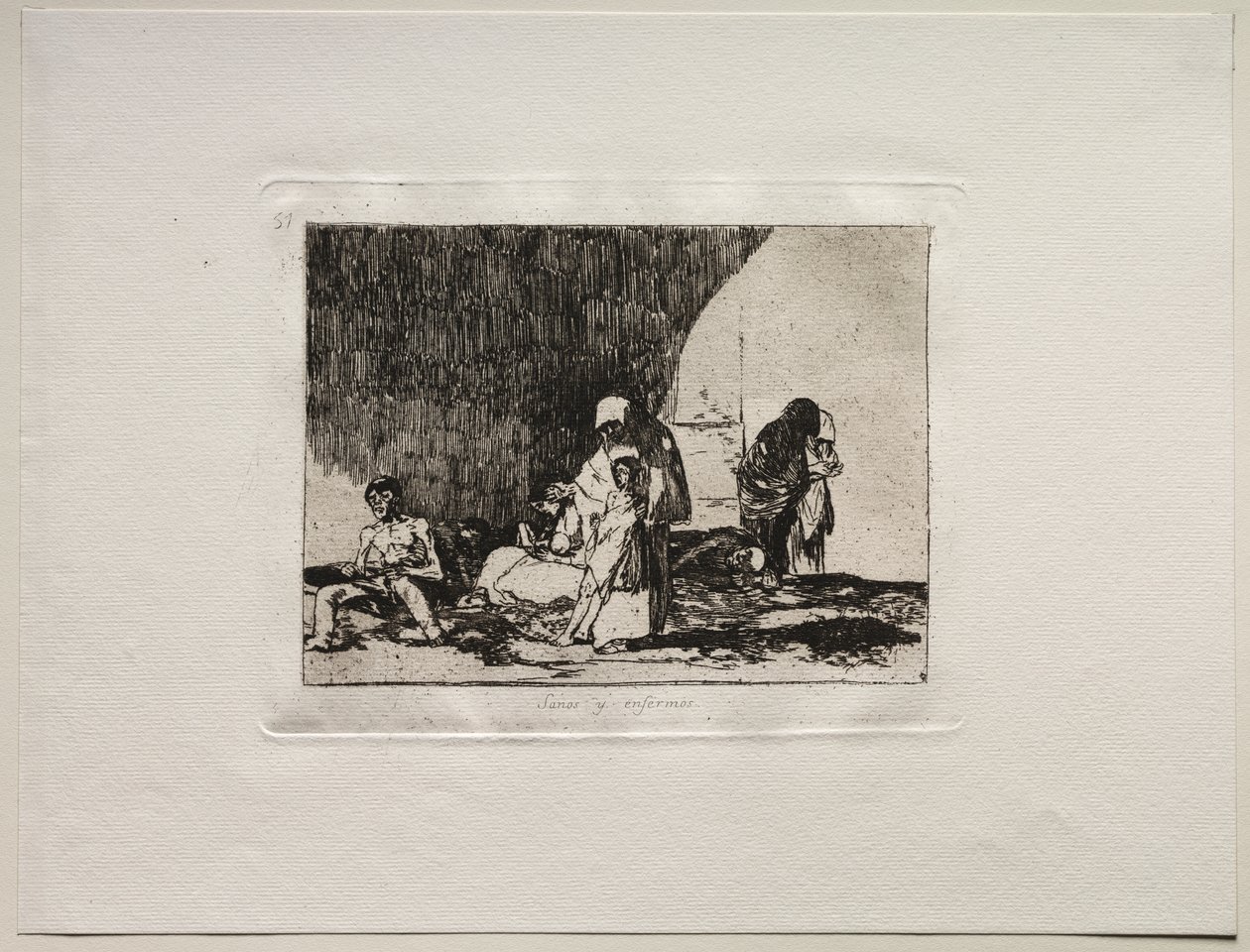 The Horrors of War: The Healthy and the Sick by Francisco de Goya