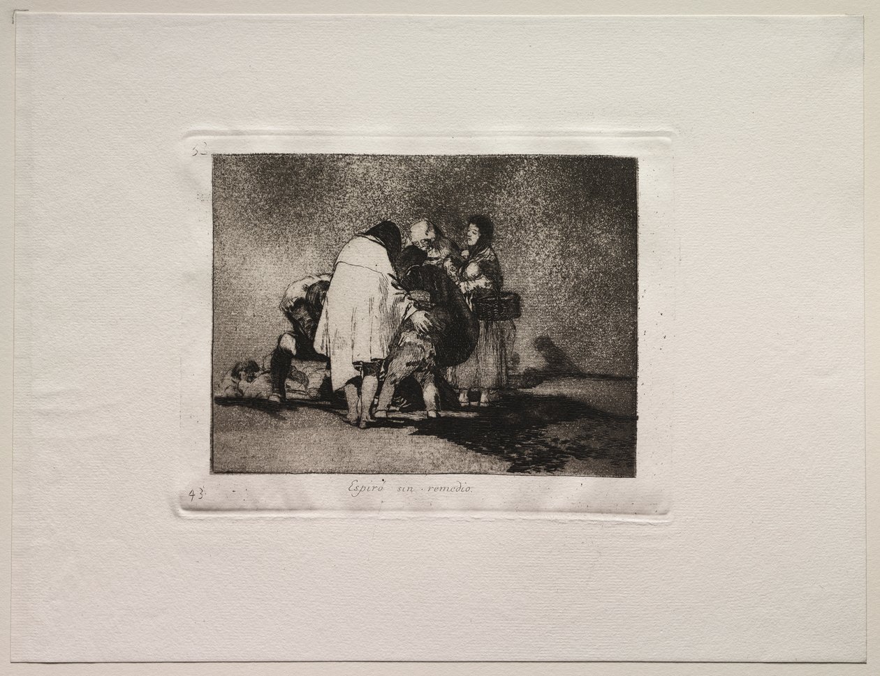 The Horrors of War: There Was Nothing to be Done and He Died by Francisco de Goya