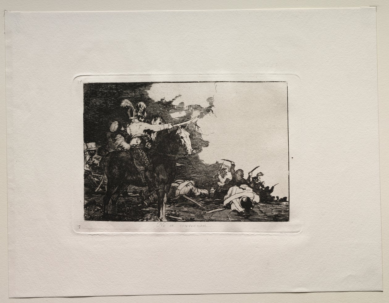 The Horrors of War: They Do Not Agree by Francisco de Goya