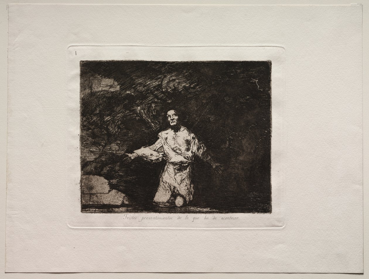 The Horrors of War: Title Page - Sad Forebodings of What is Going to Happen by Francisco de Goya