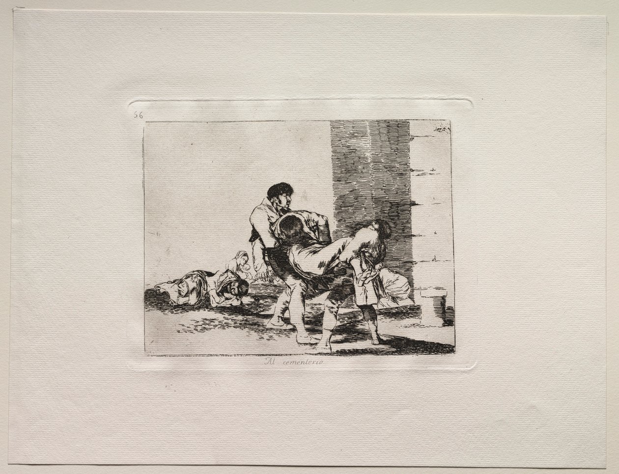 The Horrors of War: To The Cemetery by Francisco de Goya
