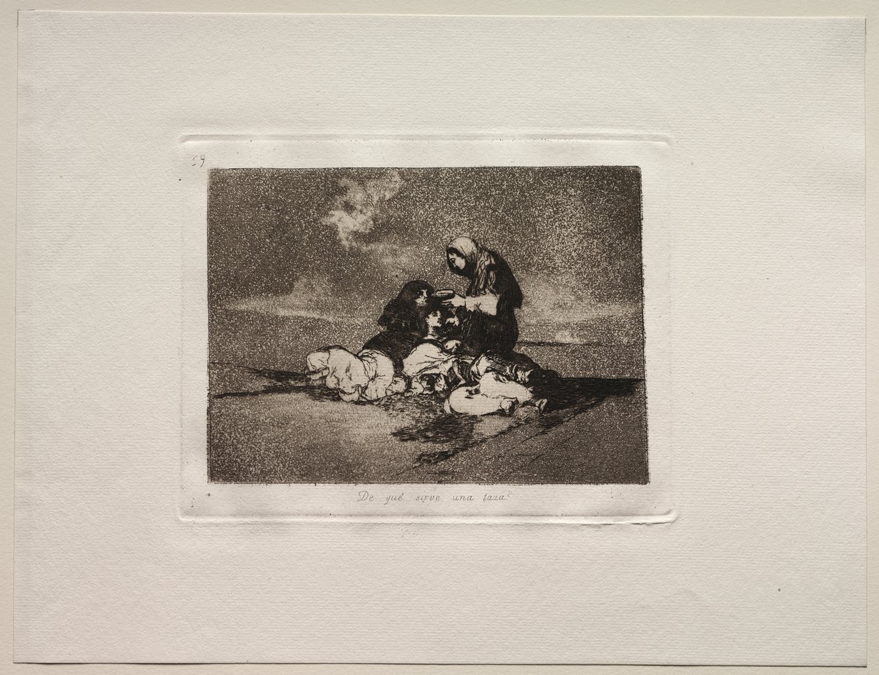 The Horrors of War: What is the Use of a Cup? by Francisco de Goya