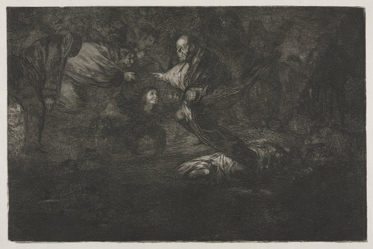 The Proverbs: God Creates Them and They Join Up Together by Francisco de Goya
