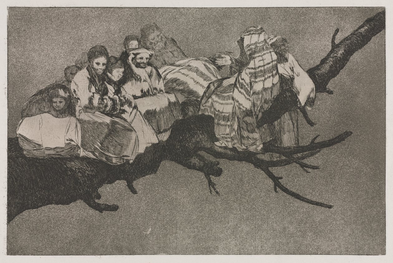 The Proverbs: Ridiculous Folly by Francisco de Goya