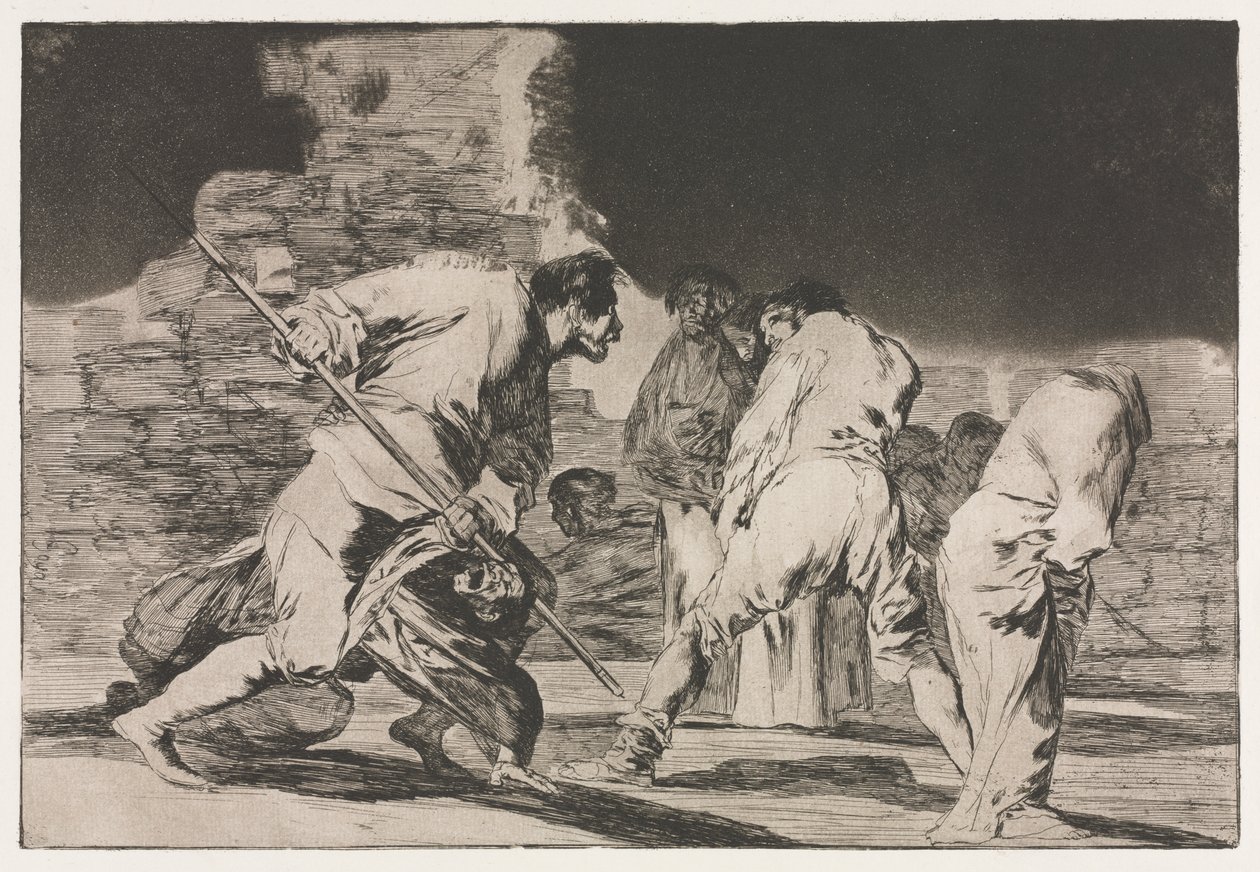 The Proverbs: The Folly of Fury by Francisco de Goya