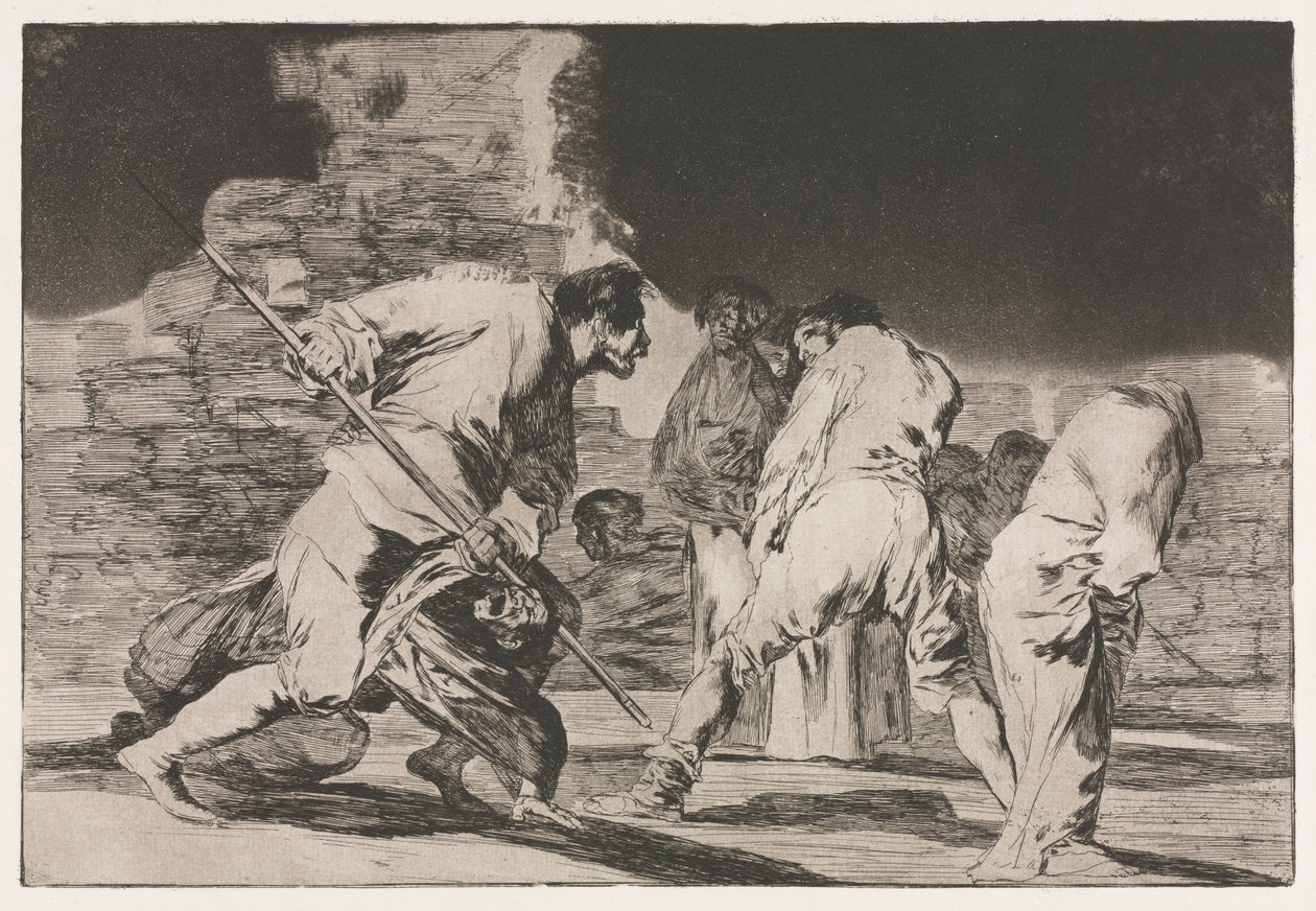 The Proverbs: The Folly of Fury by Francisco de Goya