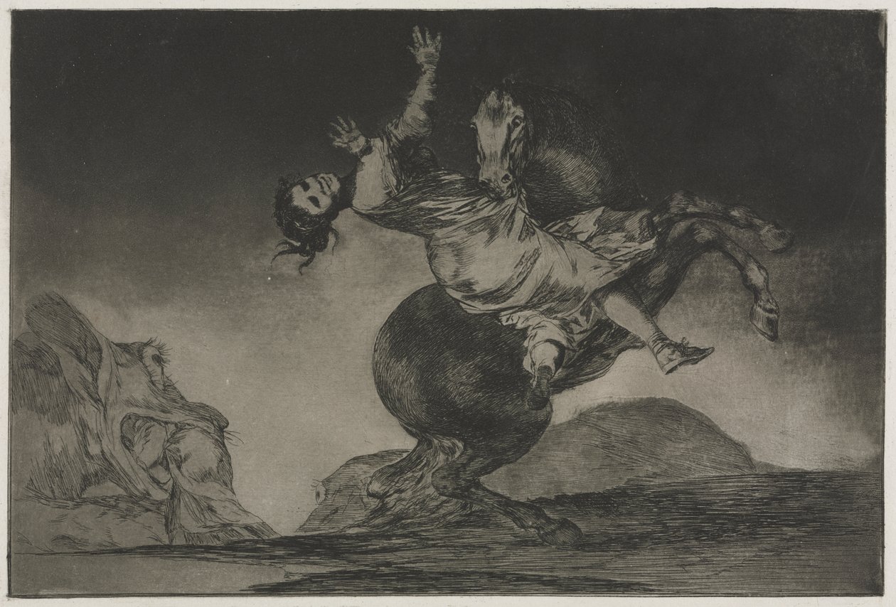 The Proverbs: The Horse-Abductor by Francisco de Goya