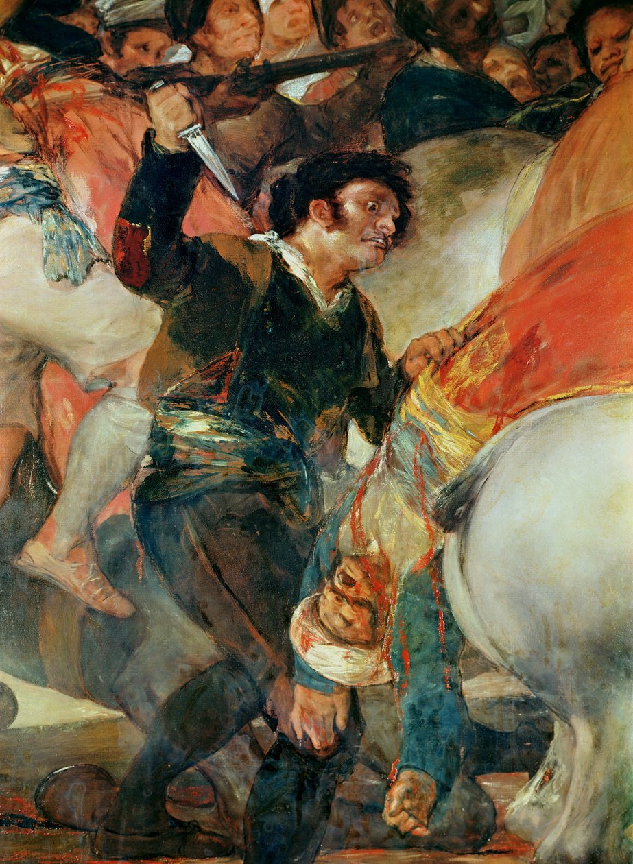 The Second of May, 1808. The Riot against the Mameluke Mercenaries (detail) by Francisco de Goya