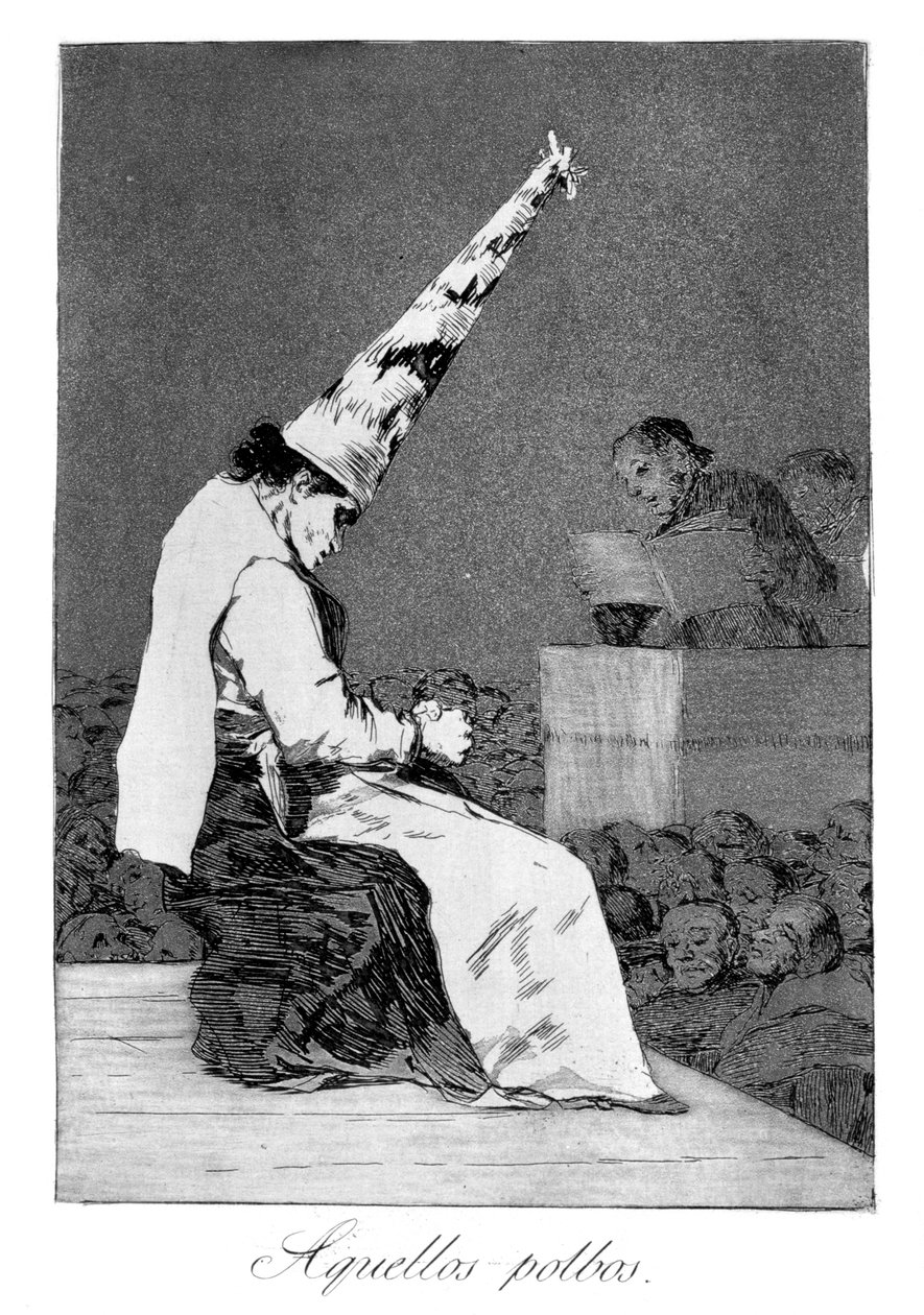 Those Specks of Dust, Perrico the Cripple, 1799 by Francisco de Goya