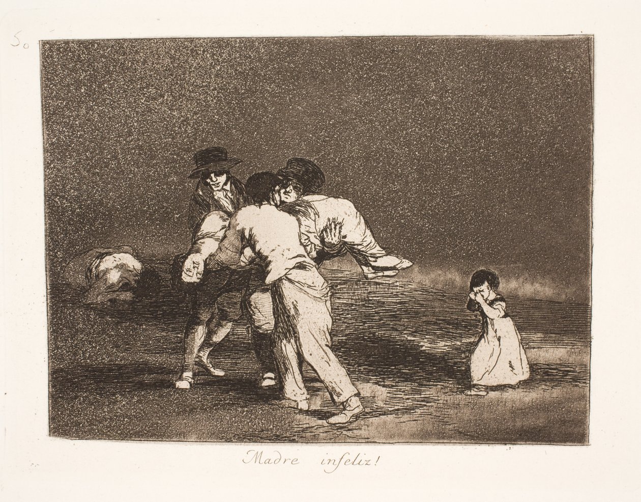 Unhappy Mother by Francisco de Goya