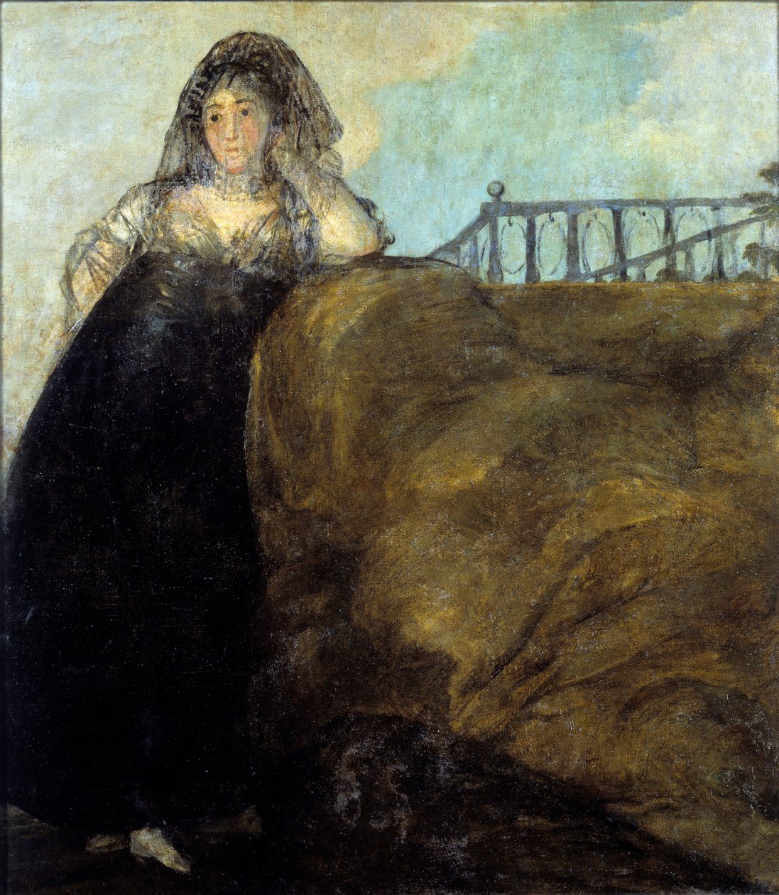 Una Manola, Dona Leocadia Zorrilla by Francisco de Goya
