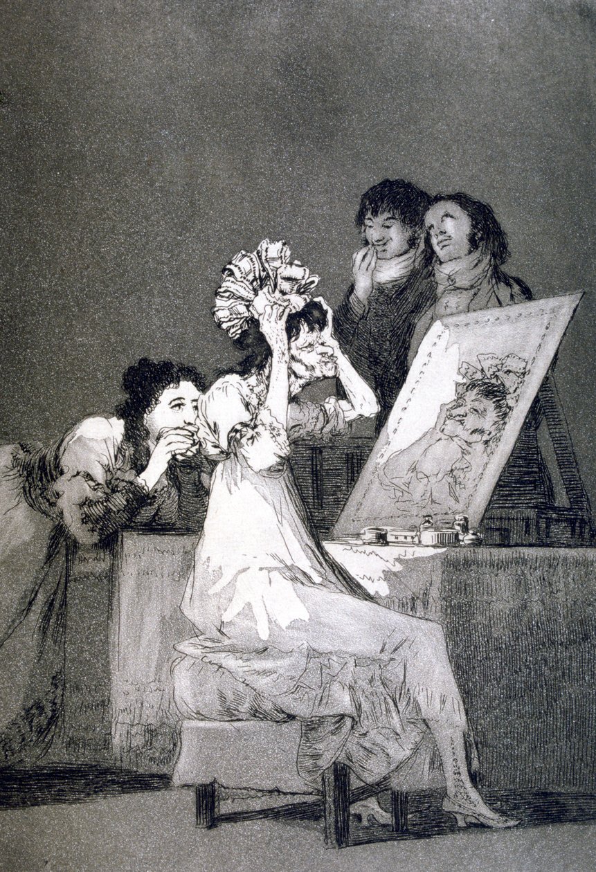 Until death by Francisco de Goya