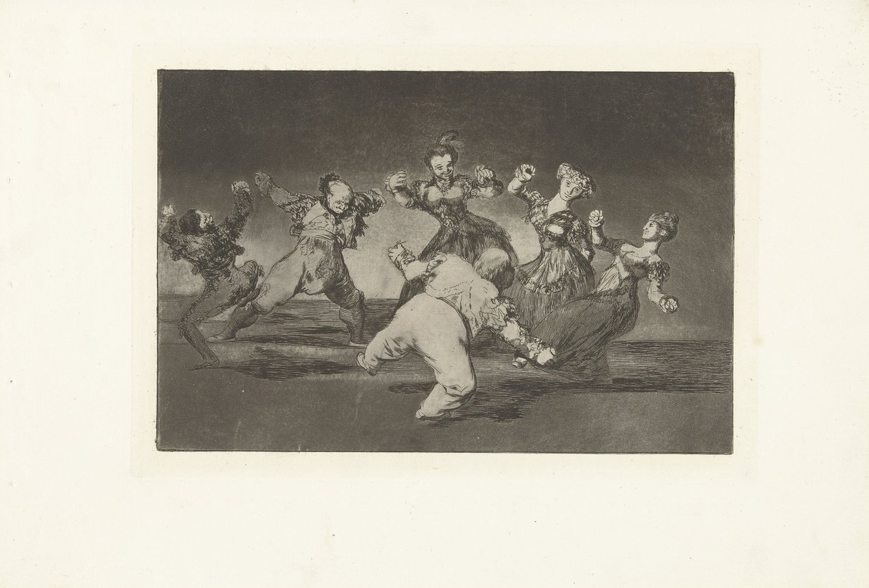 Merry Folly (series title) by Francisco de Goya