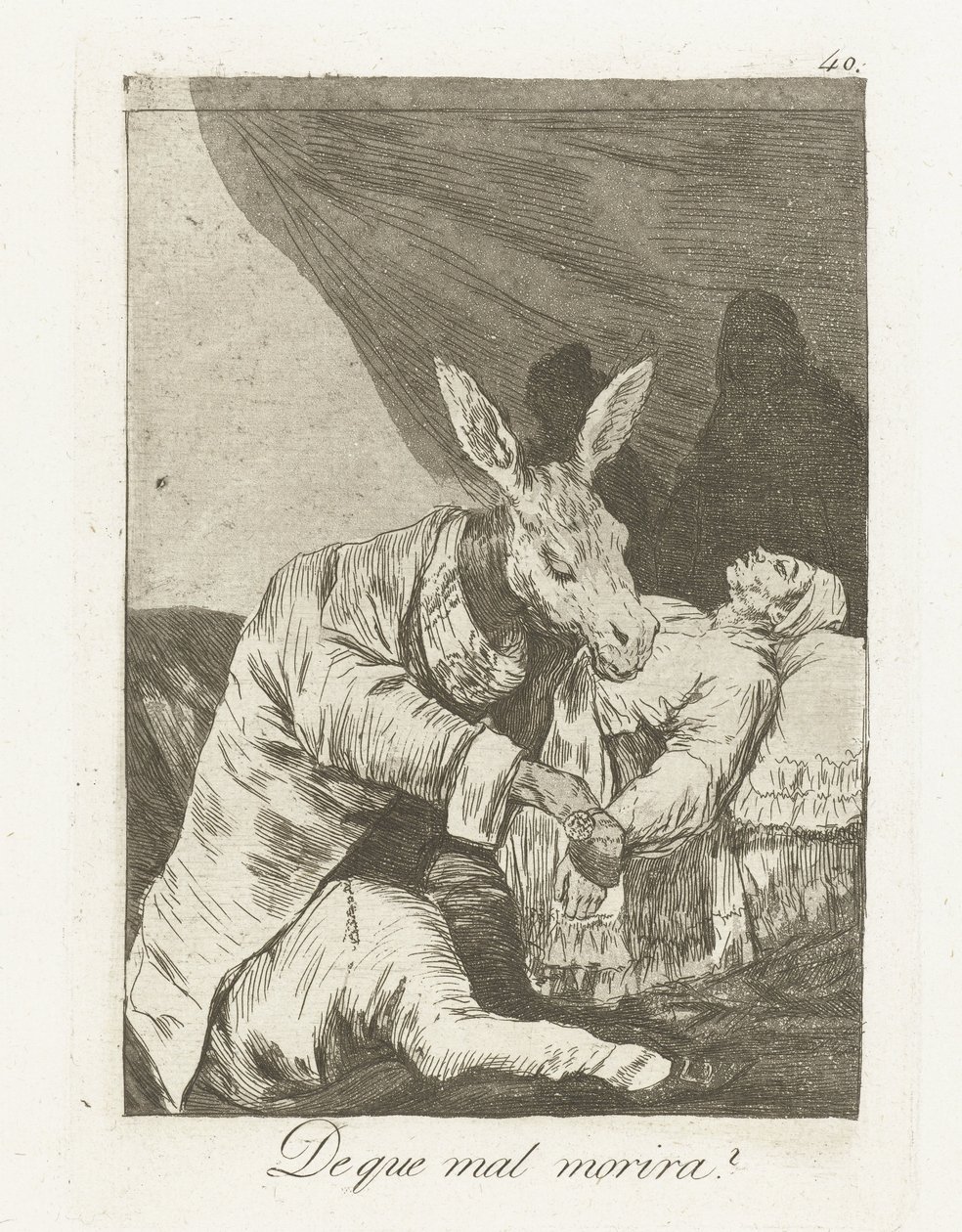 What Will He Die Of? by Francisco de Goya