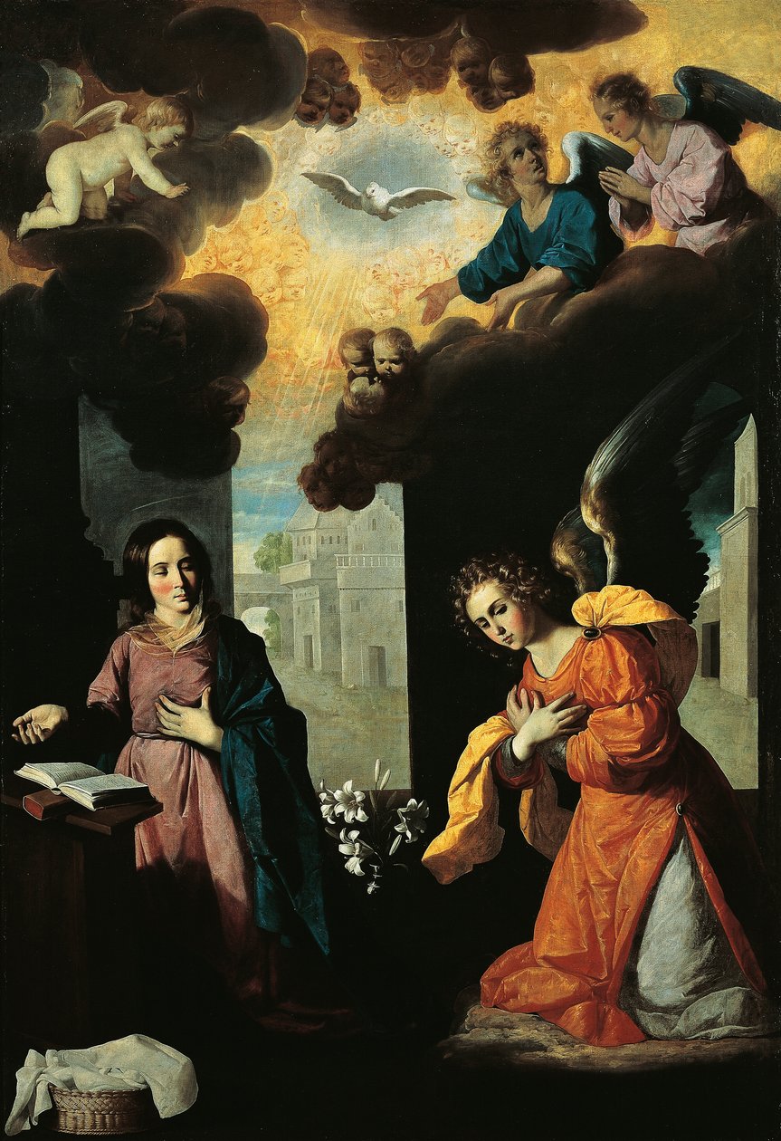 Annunciation by Francisco de Zurbaran