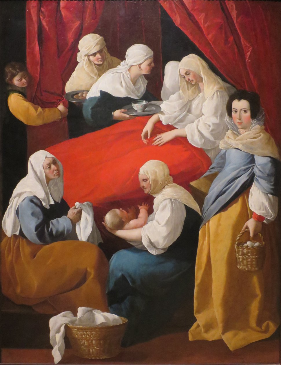 Birth of the Virgin by Francisco de Zurbaran