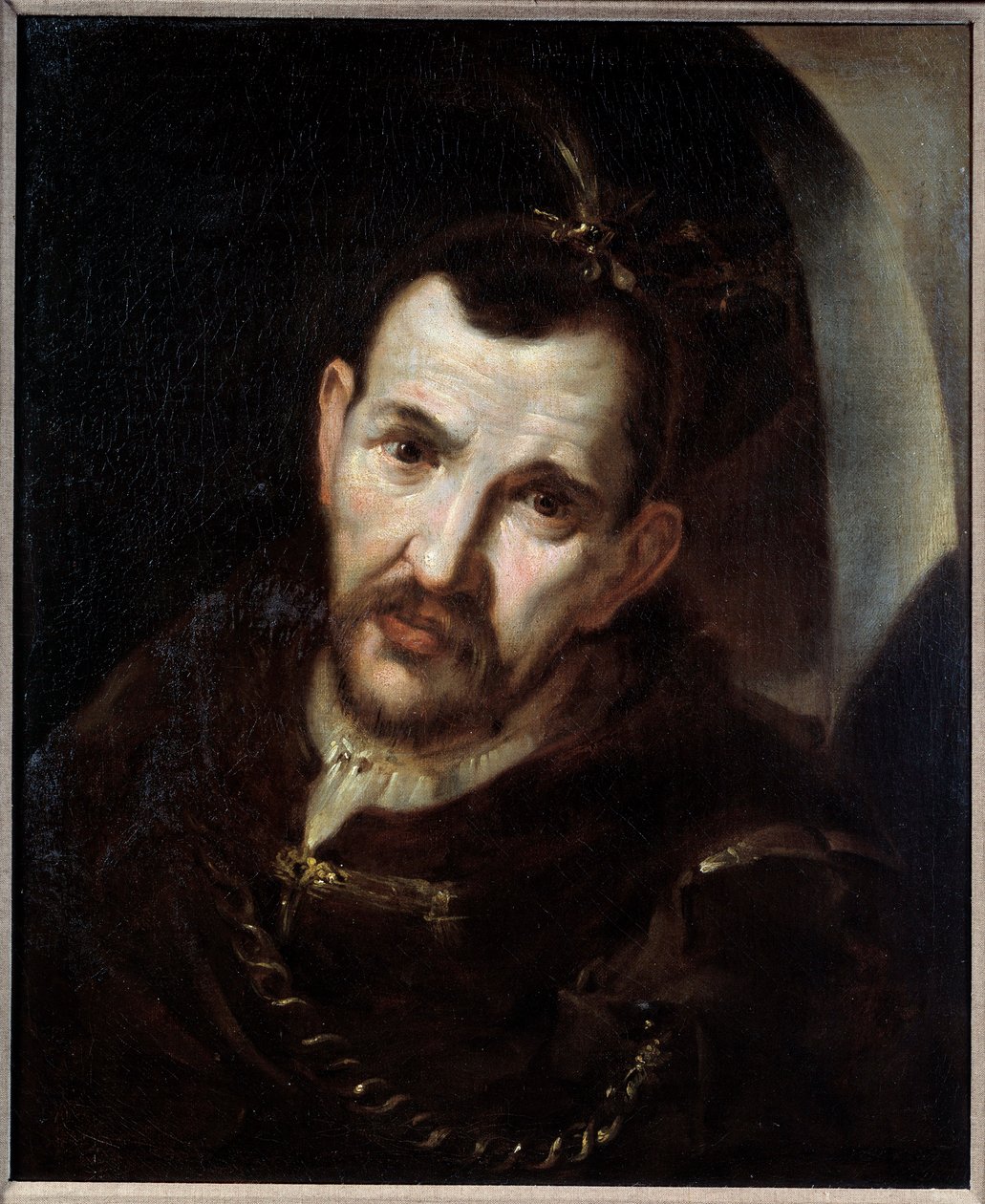 Cacique prisoner Portrait of Indian tribe leader by Francisco de Zurbaran