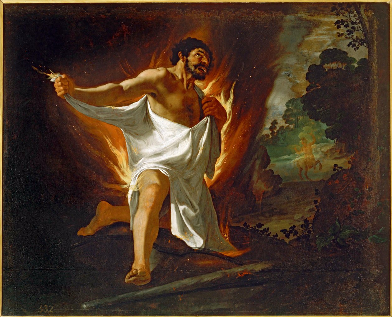 Hercules Scorched by the Shirt of the Centaur Nessus by Francisco de Zurbaran