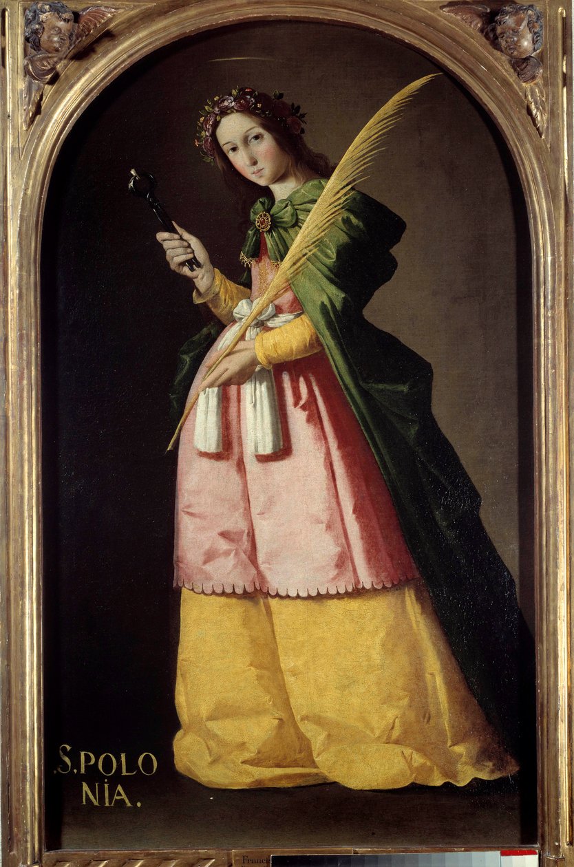 Portrait of Saint Apollonia by Francisco de Zurbaran