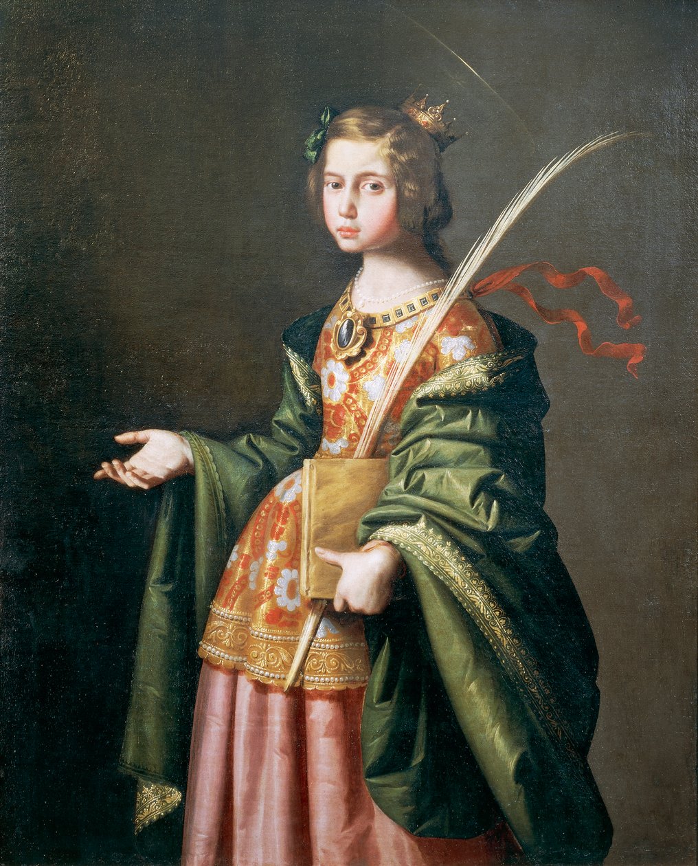 Portrait of Elizabeth of Thuringia by Francisco de Zurbaran