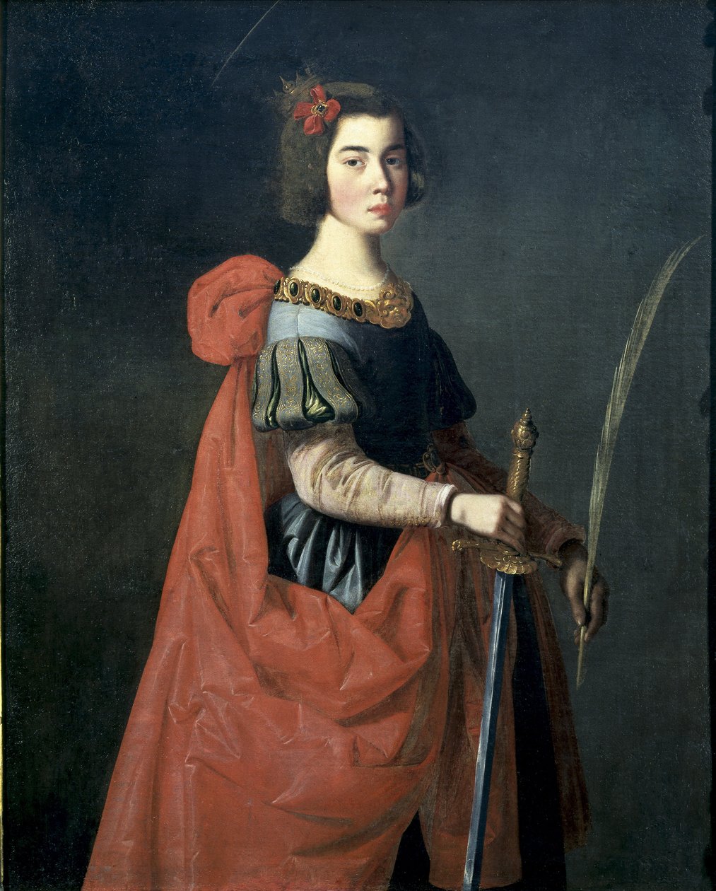 Saint Catherine of Alexandria by Francisco de Zurbaran