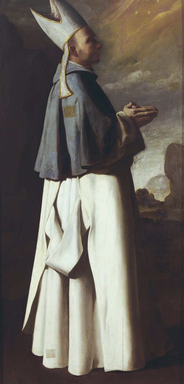 Saint Hugues de Grenoble by Francisco de Zurbaran