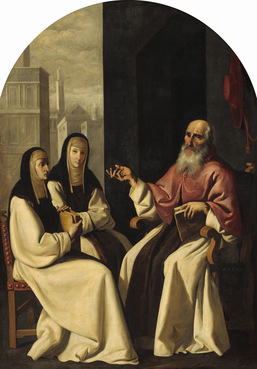Saint Jerome with Saint Paula and Saint Eustochium by Francisco de Zurbaran