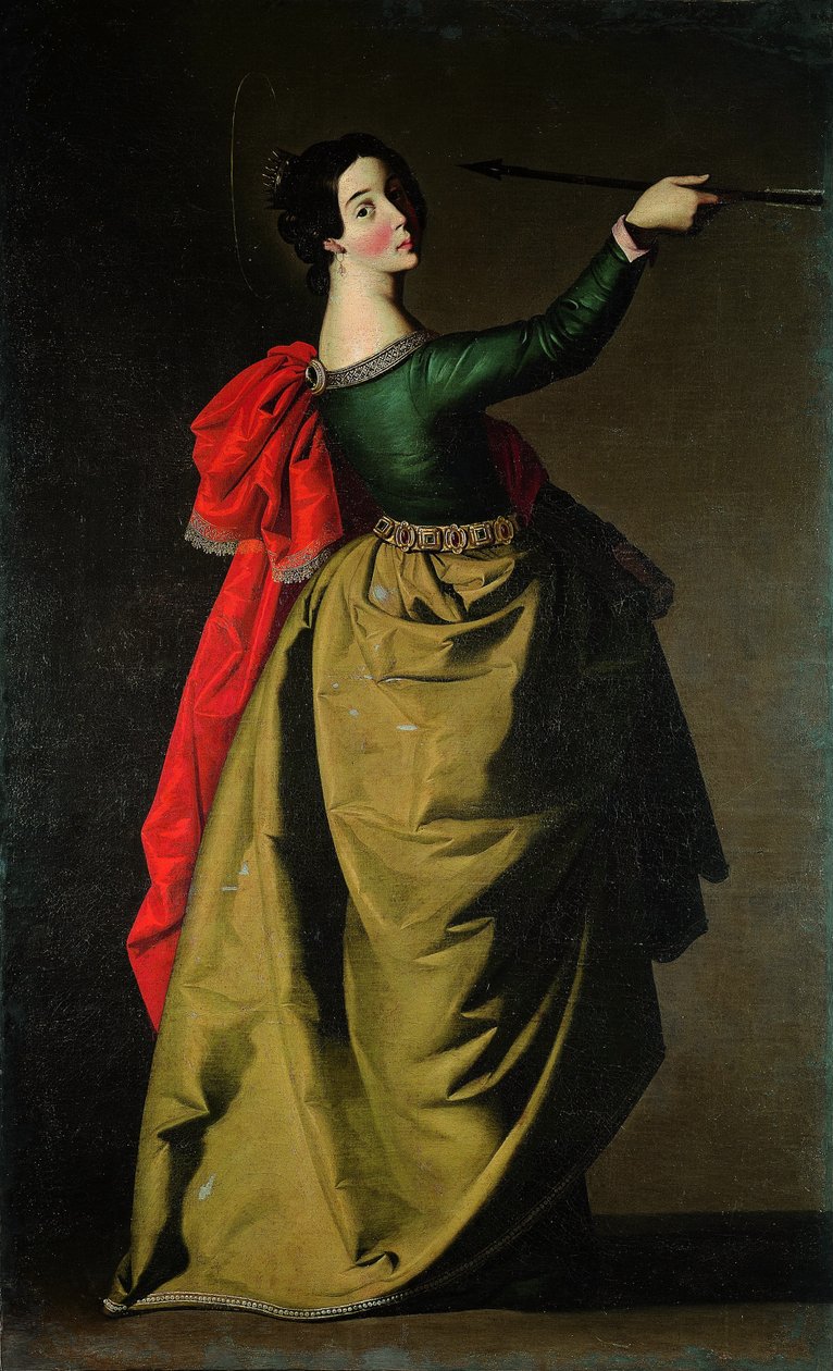 Saint Ursula by Francisco de Zurbaran