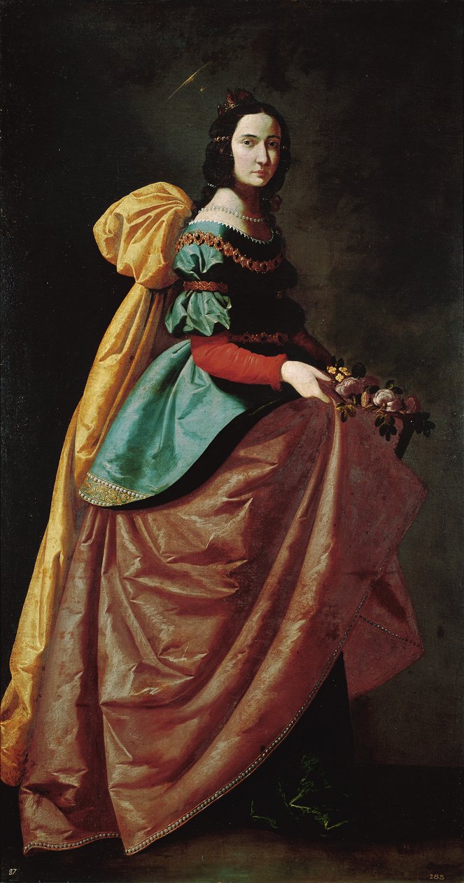 Santa Casilda di Toledo by Francisco de Zurbaran