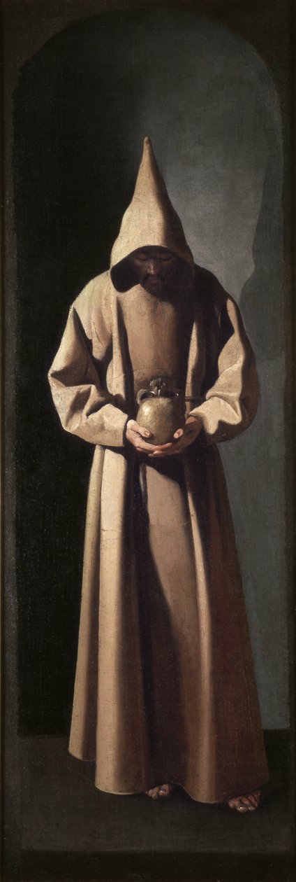 St. Francis Contemplating a Skull, c.1635 by Francisco de Zurbaran