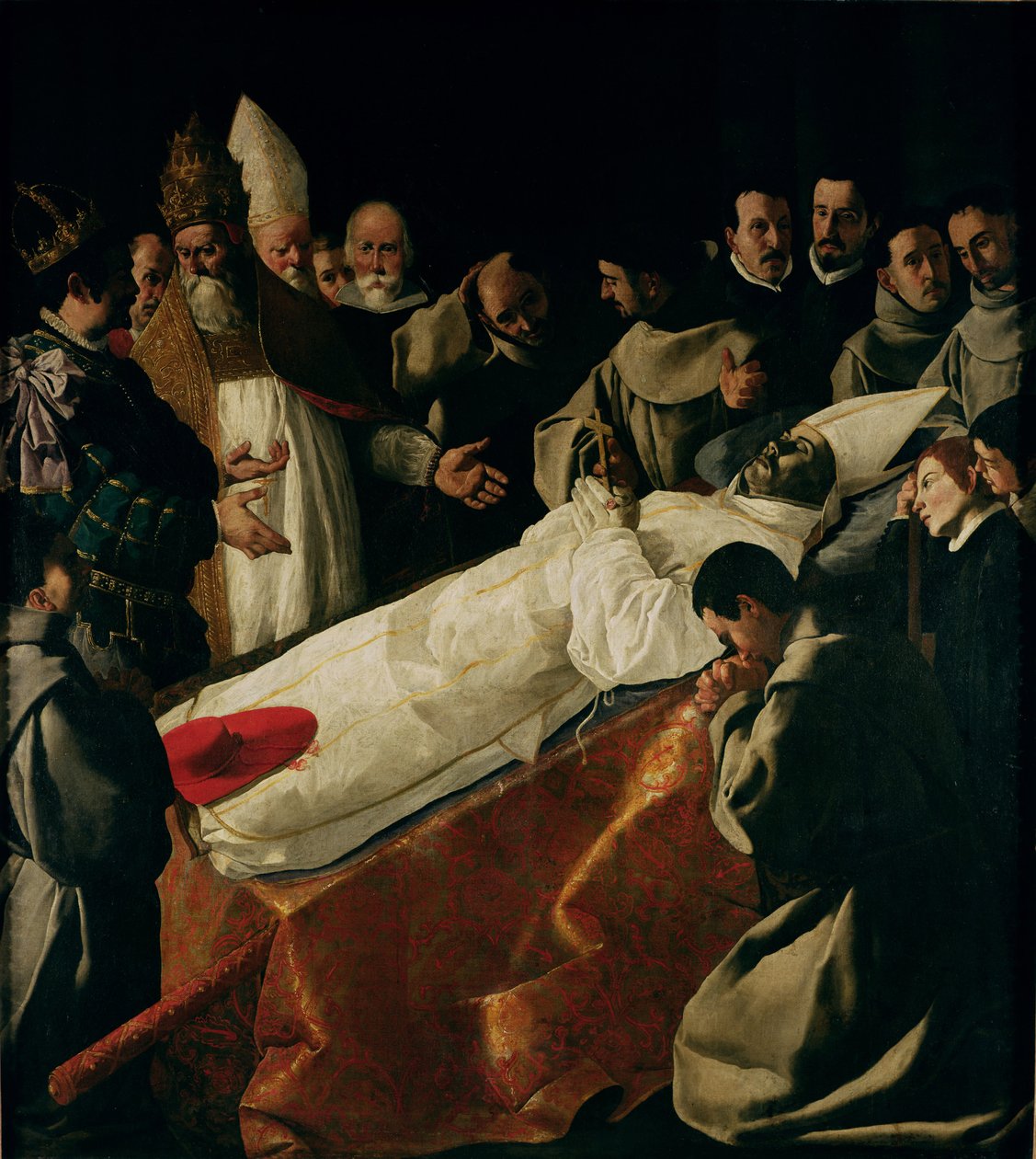 The Exhibition of the Body of St. Bonaventure (1221-74) after 1627 by Francisco de Zurbaran