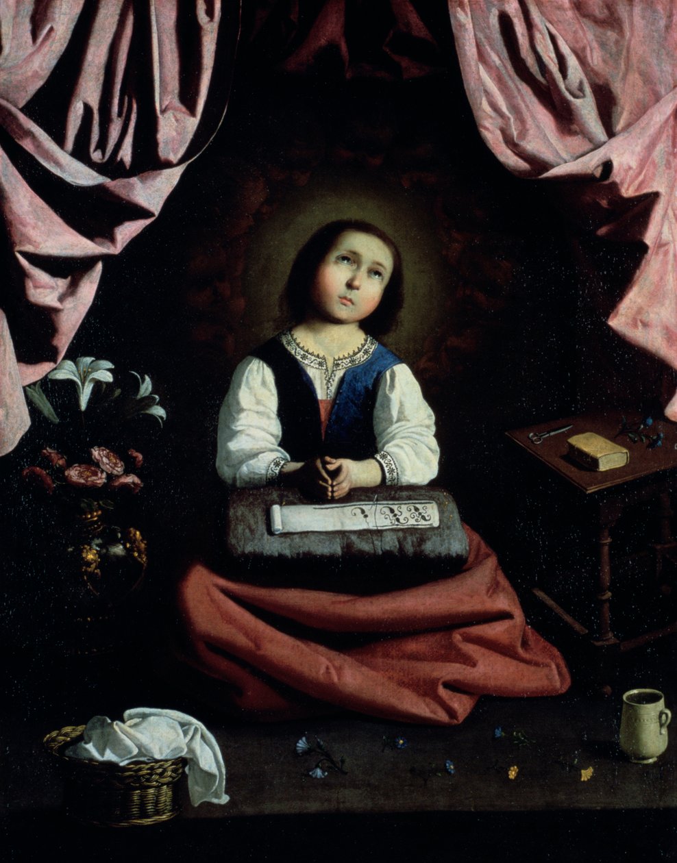 The Young Virgin by Francisco de Zurbaran