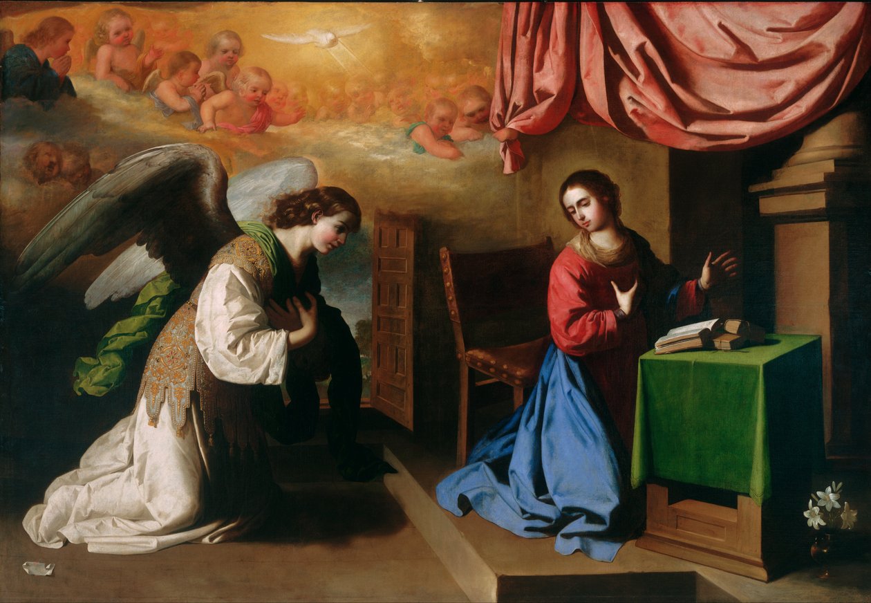 Annunciation by Francisco de Zurbaran