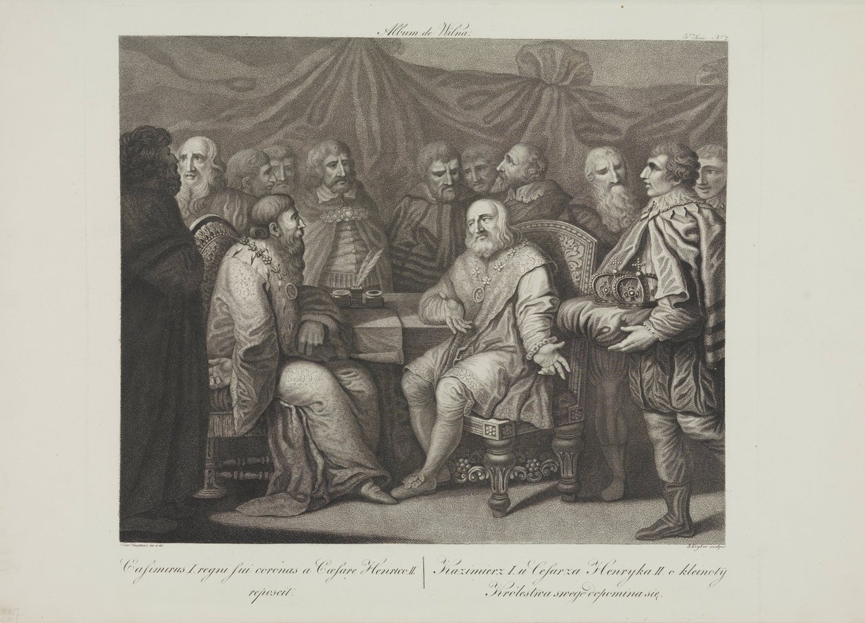 Casimir I the Restorer Meeting the Emperor Henry III by Franciszek Smuglewicz
