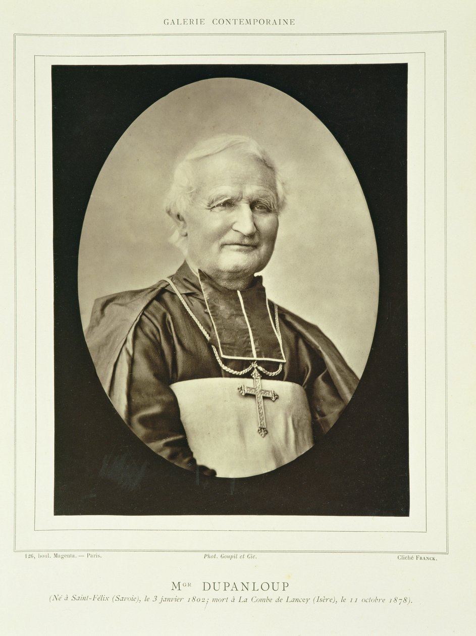 Felix Antoine Philibert Dupanloup (1802-78), from 