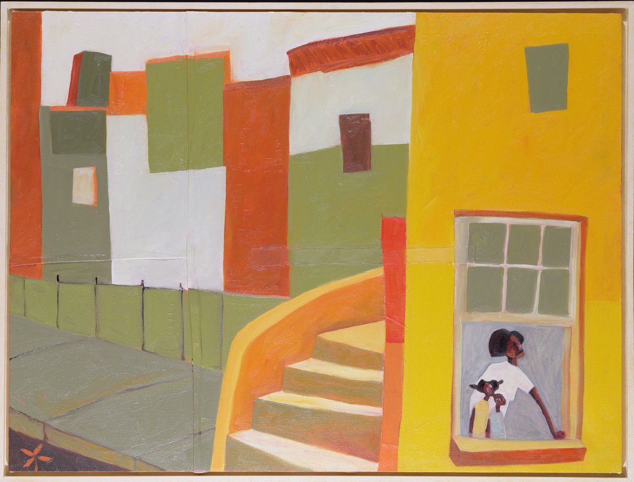Brownstone Blues, 2000 by Francks Deceus