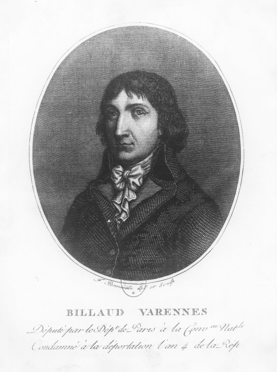 Jacques Nicolas Billaud-Varenne by Francois Bonneville