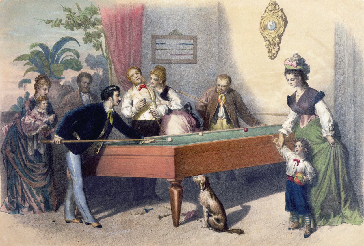 A Family Sunday, c.1860-70 by Francois Constant Mes